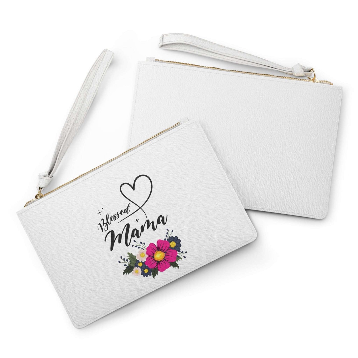 Blessed Mama Floral Clutch Bag - Perfect Gift for Moms, Birthdays, and Mother's Day